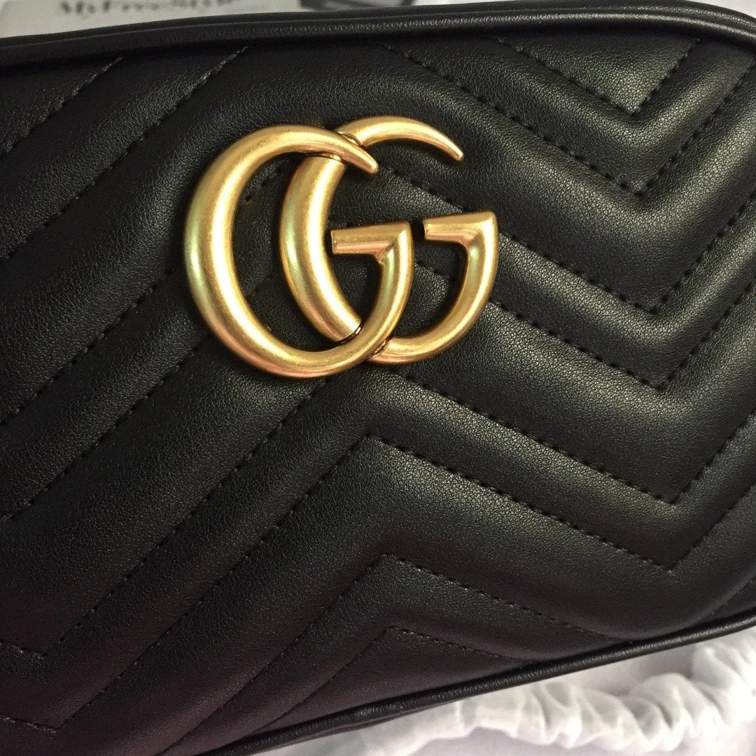 Gucci Marmont Shoulder Bag Black