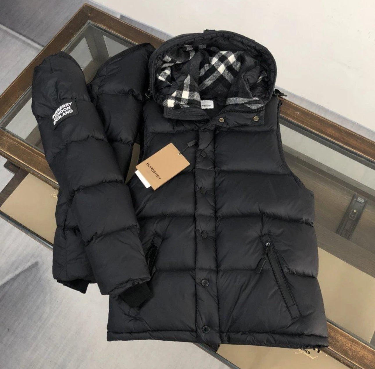 Burberry Convertible Black Men’s Jacket