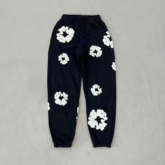 Denim Tears The Cotton Wreath Black Pants