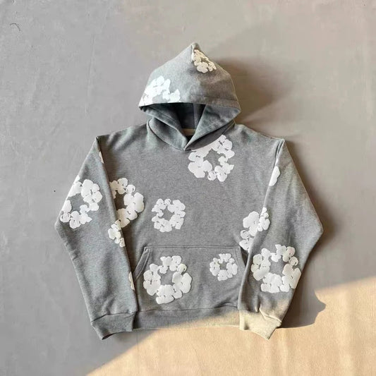 Denim Tears The Cotton Wreath Grey Hoodie
