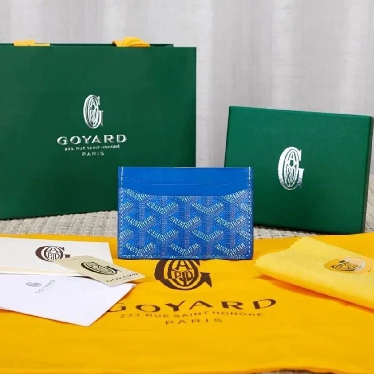 Goyard Belvedere PM Blue