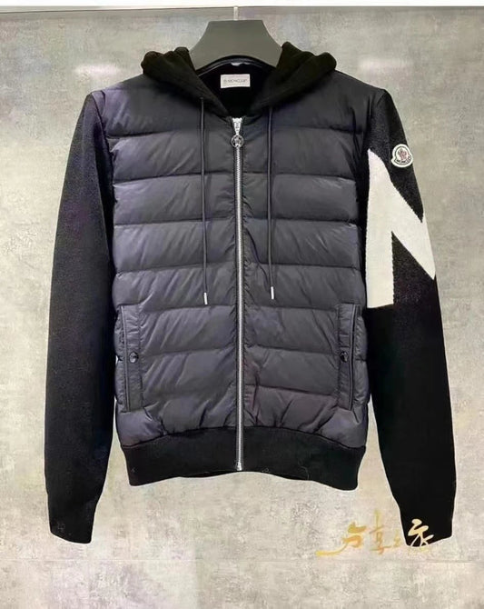 Moncler Men’s Cardigan Big M logo Black