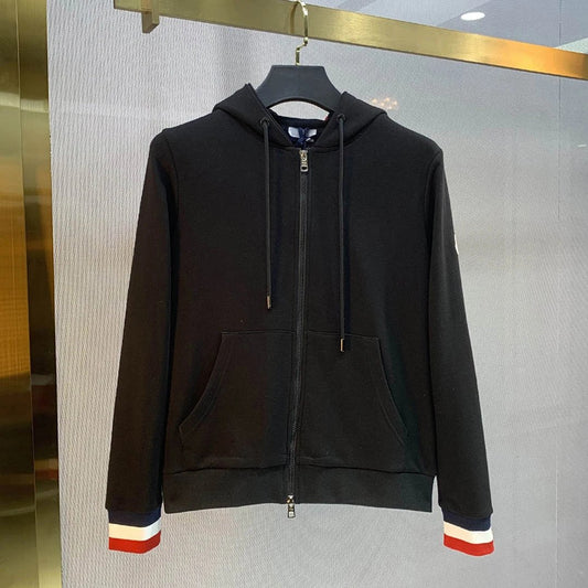 Moncler Zip Hoodie Black