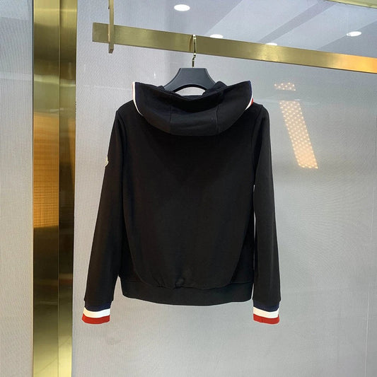 Moncler Zip Hoodie Black